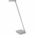 Alba LED Desk Lamp, 40 Hrs, Aluminum/Plastic, 6inx7inx23in, Silver ABALEDMY